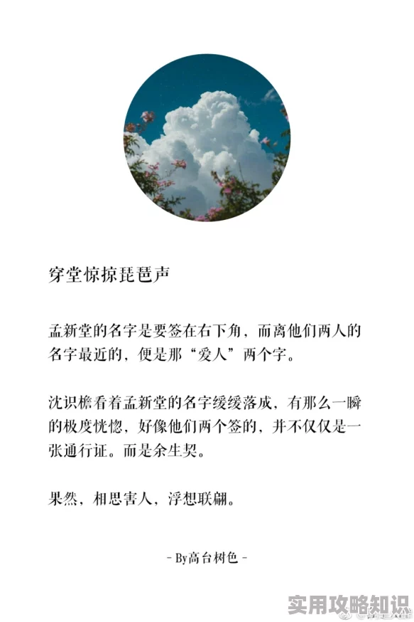 穿堂惊掠琵琶声txt据说作者大大爱吃螺蛳粉码字速度超快